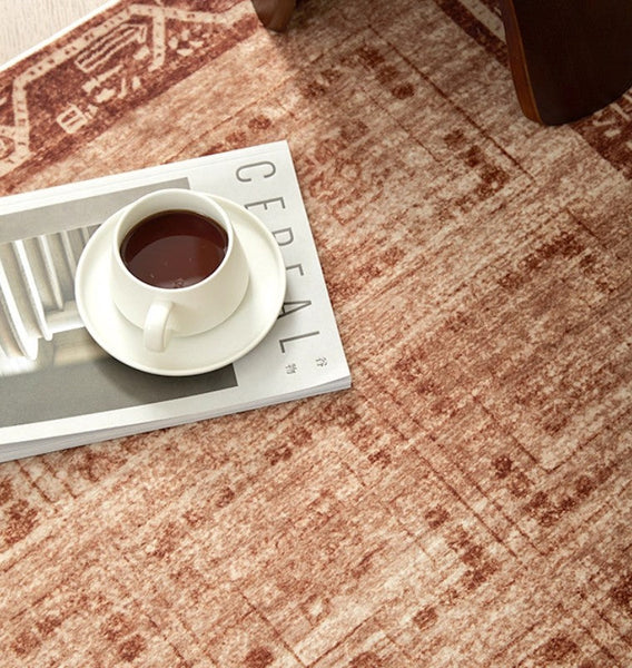 Large Abstract Rugs for Living Room, Mid Century Geometric Contemporary Modern Rugs Next to Bed, Large Modern Area Rugs