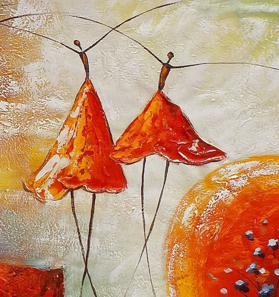 Simple Wall Art Ideas, Ballet Dancer Painting, Canvas Painting for Sale, Buy Abstract Painting Online, Acrylic Painting for Bedroom-HomePaintingDecor