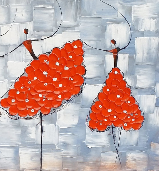 Contemporary Wall Art Ideas, Ballet Dancer Painting, Acrylic Canvas Painting, Buy Art Online, Abstract Painting for Dining Room-HomePaintingDecor