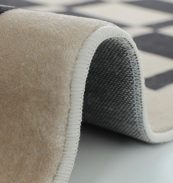 Modern Carpets for Living Room, Modern Rugs for Dining Room, Mid Century Modern Rugs Next to Bed, Thick Contemporary Rugs for Bedroom-HomePaintingDecor