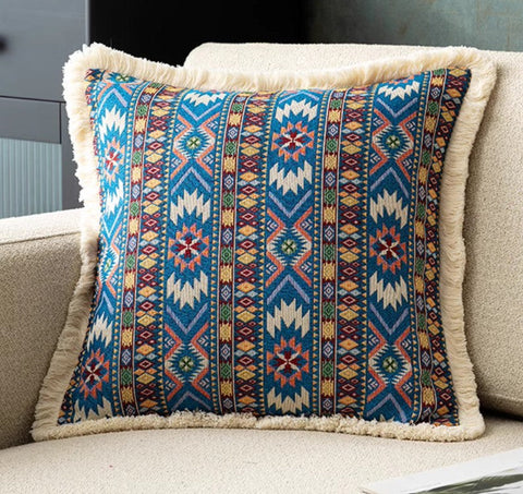 Large Bohemian Decorative Sofa Pillows for Living Room, Modern Geometric Pillows, Decorative Throw Pillows for Bedroom, Oriental Throw Pillow for Couch-HomePaintingDecor