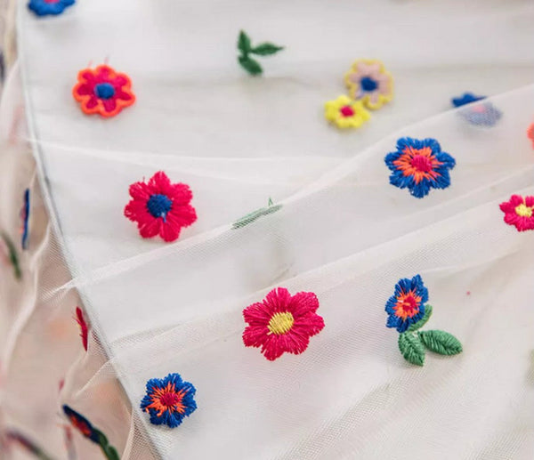Extra Large Rectangular Tablecloth for Oval Table, Spring Flower Lace Tablecloths, Lace Embroidered Table Covers, Rectangular Table Covers for Coffee Table-HomePaintingDecor