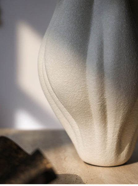 Unique Handmade Modern Flower Vase, Large Porcelain Vases for Modern Home Decor, Centerpiece Ceramic Bouquet Vases, Contemporary Vases on Dining Table-HomePaintingDecor