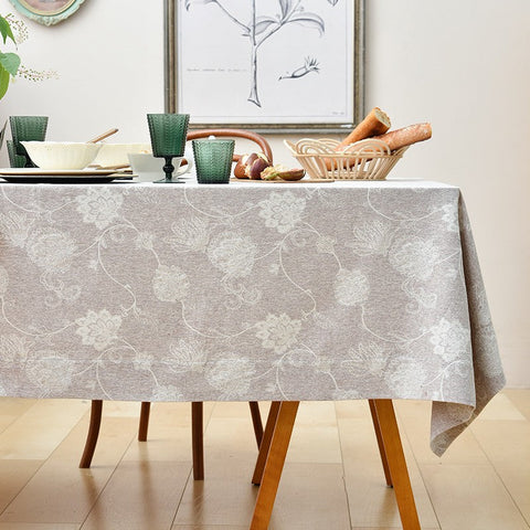 Rustic Table Covers for Kitchen, Country Farmhouse Tablecloth, Square Tablecloth for Round Table, Large Rectangle Tablecloth for Dining Room Table-HomePaintingDecor
