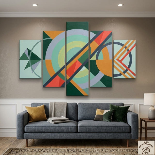Large Modern Canvas Art, Modern Wall Art Paintings for Living Room, Original Abstract Paintings-HomePaintingDecor