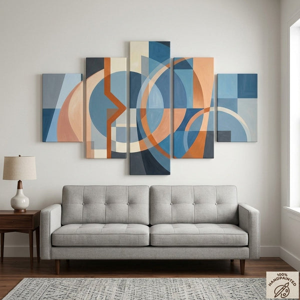 Modern Wall Art Paintings for Living Room, Original Abstract Paintings, Large Modern Canvas Art-HomePaintingDecor