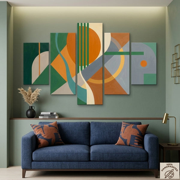 Dining Room Modern Wall Art Paintings, Original Abstract Paintings, Large Modern Canvas Artwork-HomePaintingDecor