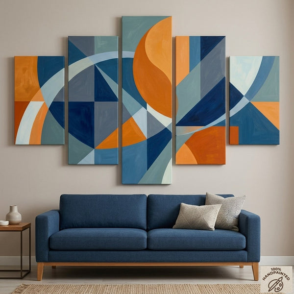Dining Room Modern Wall Art Paintings, Large Modern Canvas Artwork, Original Abstract Paintings-HomePaintingDecor