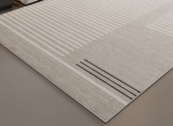 Washable Abstract Contemporary Area Rugs, Geometric Modern Rugs for Bedroom, Modern Rugs for Dining Room, Modern Area Rugs under Coffee Table-HomePaintingDecor