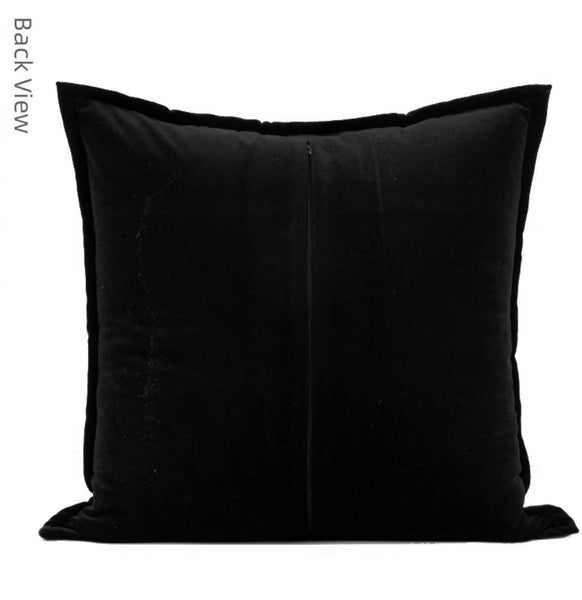 Large Abstract Throw Pillows for Couch, Modern Sofa Throw Pillows, Contemporary Throw Pillow for Living Room, Modern Square Pillows-HomePaintingDecor