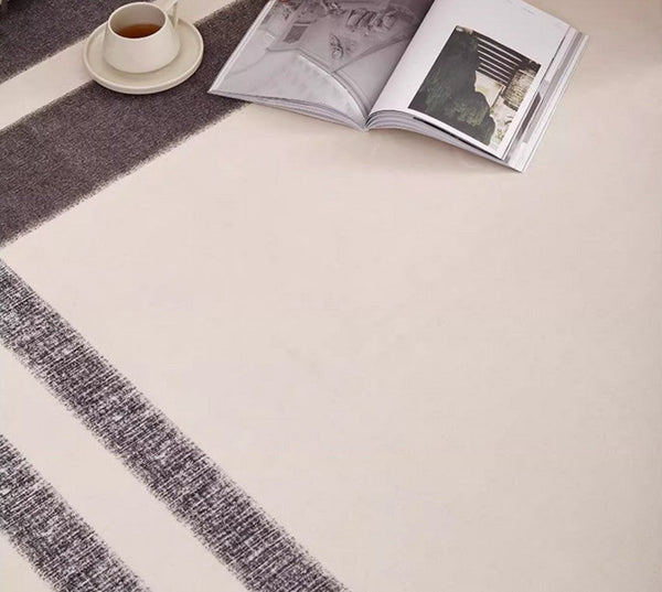 Geometric Contemporary Modern Rugs Next to Bed, Modern Carpets for Office, Abstract Area Rugs for Living Room, Modern Soft Rugs under Dining Room Table-HomePaintingDecor