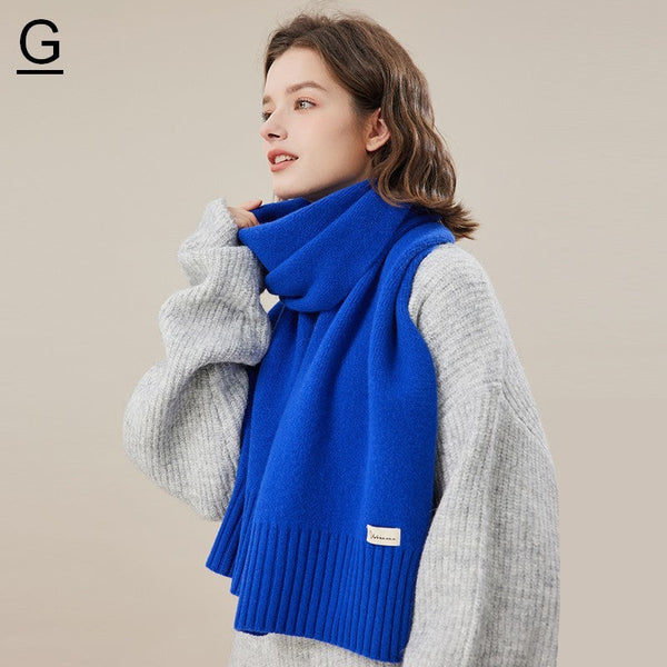 Soft Cashmere Scarf for Women, Wool Scarf for Women, Casual Scarf for Women, Fashion Designer Scarf, Cold Weather Scarf, Modern Winter Scarf-HomePaintingDecor