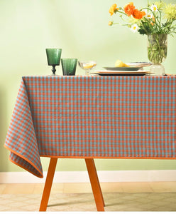 Cotton Chequer Rectangular Tablecloth for Kitchen, Rectangle Table Covers for Dining Room Table, Square Tablecloth for Coffee Table, Farmhouse Table Cloth-HomePaintingDecor