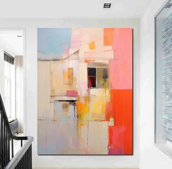 Acrylic Abstract Art, Modern Abstract Acrylic Painting, Living Room Wall Painting, Extra Large Paintings, Large Paintings for Living Room-HomePaintingDecor