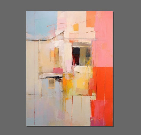 Acrylic Abstract Art, Modern Abstract Acrylic Painting, Living Room Wall Painting, Extra Large Paintings, Large Paintings for Living Room-HomePaintingDecor