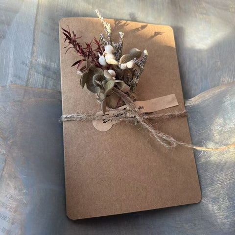 Creative Birthday Greeting Card, Wedding Greeting Card, Unique Anniversary Greeting Card, Beautiful Valentine's Day Greeting Card, Original Handmade Dried Flower Greeting Cards-HomePaintingDecor