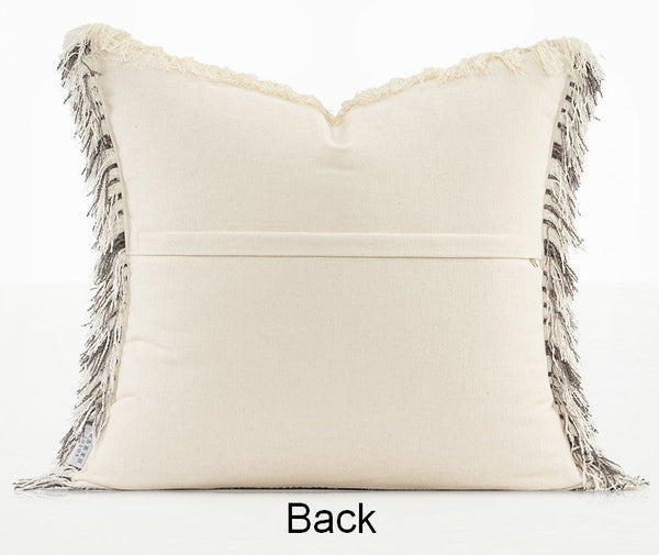 Contemporary Modern Sofa Pillows for Bedroom, Large Square Modern Throw Pillows for Couch, Simple Decorative Throw Pillows, Large Throw Pillow for Interior Design-HomePaintingDecor