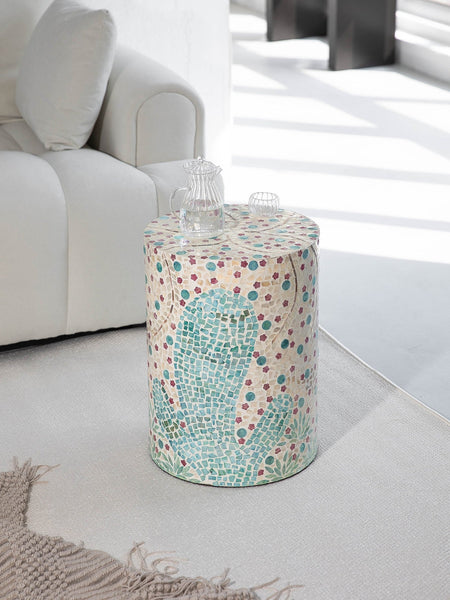 Unique Small End Table, Portable Casual Side Table, Creative Coffee Table, Contemporary Small Sofa Side Table, Shell Small Side Table-HomePaintingDecor