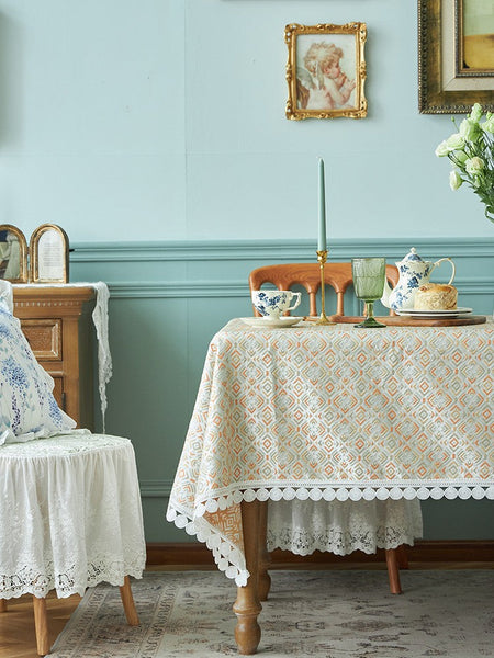 Modern Tablecloth for Home Decoration, Large Square Tablecloth for Round Table, Extra Large Rectangle Tablecloth for Dining Room Table-HomePaintingDecor