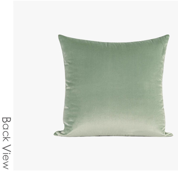 Abstract Contemporary Throw Pillow for Living Room, Green Decorative Throw Pillows for Couch, Large Modern Sofa Throw Pillows-HomePaintingDecor