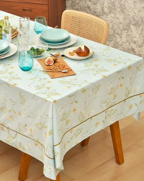 Farmhouse Table Cloth, Wedding Tablecloth, Large Rectangle Tablecloth for Dining Room Table, Rectangular Table Covers for Kitchen, Square Tablecloth for Coffee Table-HomePaintingDecor