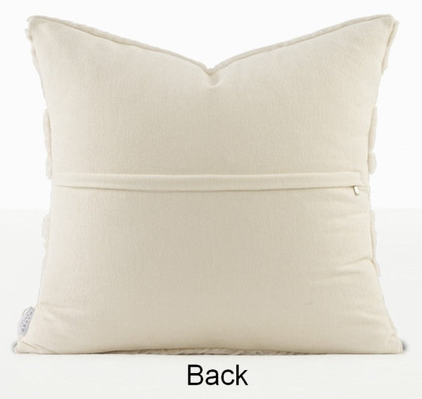 Large Throw Pillow for Interior Design, Decorative Throw Pillows for Bedroom, Square Modern Throw Pillows for Couch, Contemporary Modern Sofa Pillows-HomePaintingDecor