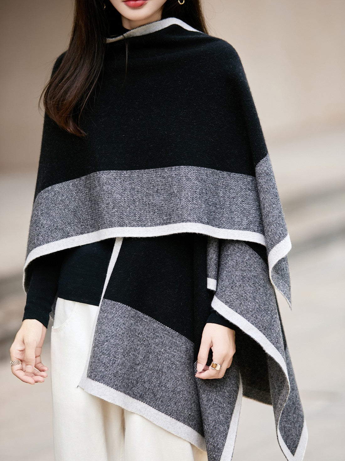 Wool Scarf, Winter Shawl, Soft Wool Scarf for women, Christmas Holiday Gift, Evening Wrap, Large Winter Shawl, Elegant Shawl, Warm Cape, Winter Scarves-HomePaintingDecor