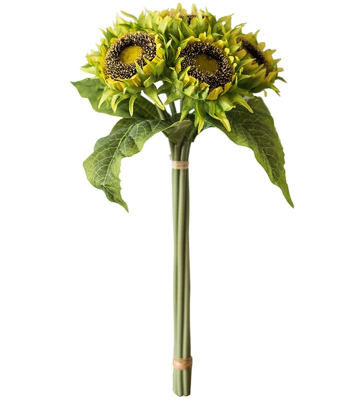 Unique Flower Arrangement for Home Decoration, A Bunch of Sunflowers, Bedroom Flower Arrangement Ideas, Beautiful Artificial Flowers for Living Room-HomePaintingDecor