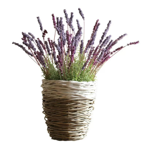 Lavender Flowers, Spring Artificial Floral for Dining Room, Bedroom Flower Arrangement Ideas, Simple Modern Floral Arrangement Ideas for Home Decoration-HomePaintingDecor