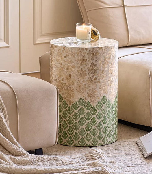 Creative Coffee Table, Contemporary Side Table, Small End Table, Portable Casual Side Table, Shell Small Sofa Side Table, Modern Side Table, Contemporary Bedside Table, Bedside Small Side Table-HomePaintingDecor