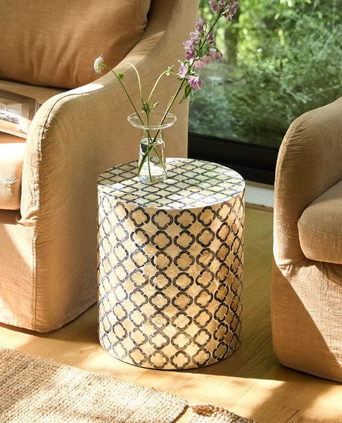 Modern Side Table, Small End Table, Portable Casual Side Table, Shell Small Sofa Side Table, Contemporary Bedside Table, Bedside Small Side Table, Creative Coffee Table, Contemporary Side Table-HomePaintingDecor