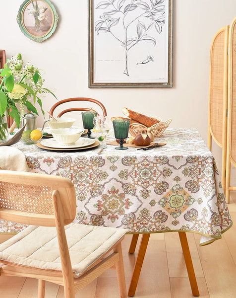 Large Rectangle Tablecloth for Dining Room Table, Rectangular Table Covers for Kitchen, Square Tablecloth for Coffee Table, Farmhouse Table Cloth, Wedding Tablecloth-HomePaintingDecor