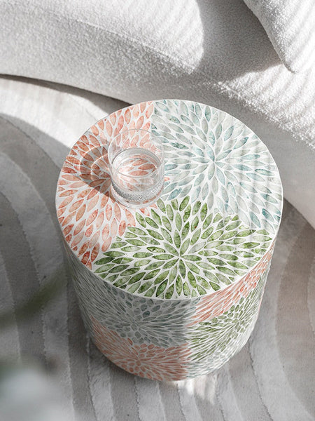 Unique Small End Table, Contemporary Small Sofa Side Table, Portable Casual Side Table, Creative Coffee Table, Shell Small Side Table-HomePaintingDecor