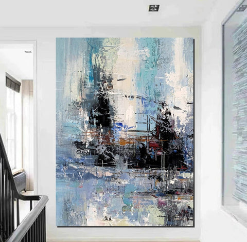 Large Paintings for Dining Room, Acrylic Painting on Canvas, Simple Abstract Art, Wall Art Paintings for Bedroom, Simple Modern Art Paintings-HomePaintingDecor