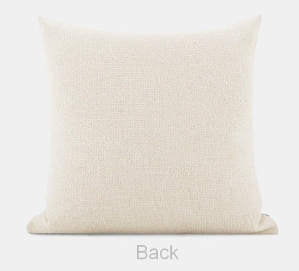 Large Modern Sofa Cushion, Beige Decorative Pillow Covers, Simple Decorative Throw Pillows for Living Room, Contemporary Modern Pillows for Couch-HomePaintingDecor