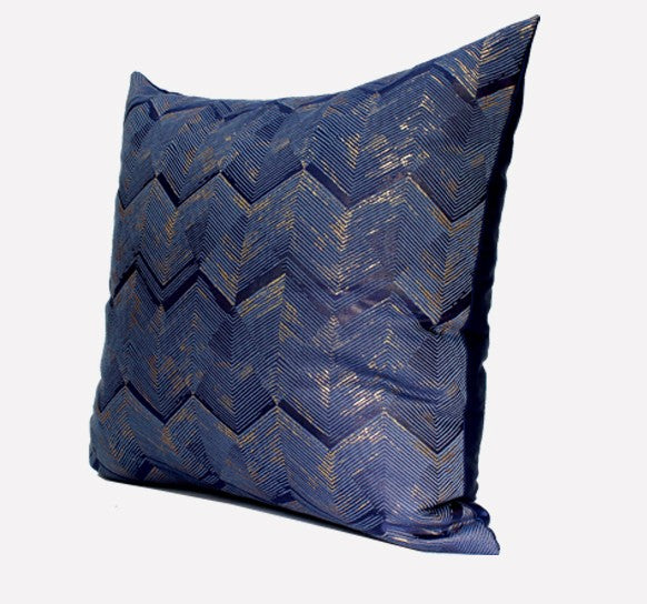 Large Square Pillows, Blue Decorative Modern Throw Pillow for Couch, Modern Sofa Pillows, Simple Modern Throw Pillows for Couch-HomePaintingDecor