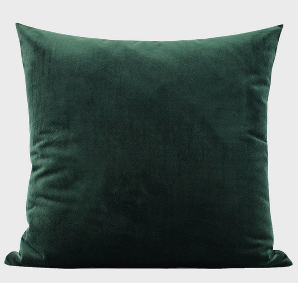 Abstract Green Decorative Throw Pillows, Geometric Square Modern Throw Pillows for Couch, Large Contemporary Throw Pillow for Interior Design-HomePaintingDecor