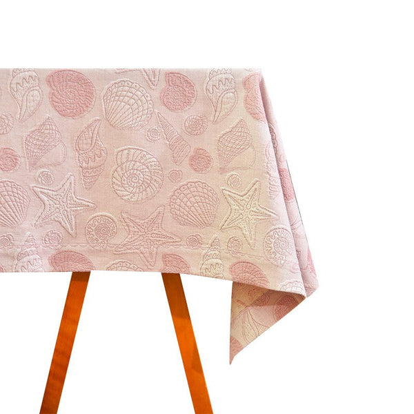 Square Tablecloth for Round Table, Cotton Rectangular Table Covers for Kitchen, Modern Dining Room Table Cloths, Farmhouse Table Cloth, Wedding Tablecloth-HomePaintingDecor