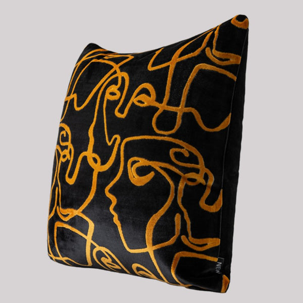 Modern Sofa Throw Pillows for Bedroom, Large Decorative Sofa Pillows, Abstract Contemporary Pillow for Couch-HomePaintingDecor