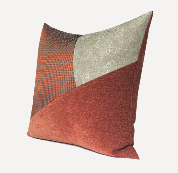 Large Modern Throw Pillows for Couch, Decorative Throw Pillow for Couch, Red Modern Sofa Pillows, Throw Pillows for Modern Living Room-HomePaintingDecor