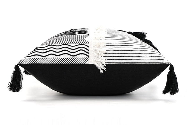 Decorative Throw Pillows for Bedroom, Large Throw Pillow for Interior Design, Ethnic Square Modern Throw Pillows for Couch, Contemporary Modern Sofa Pillows-HomePaintingDecor