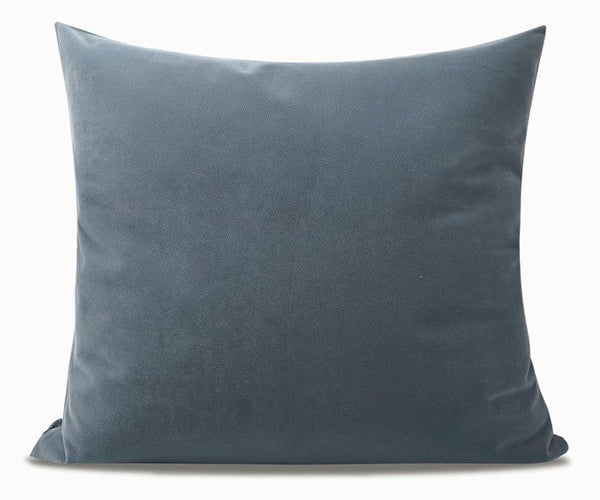 Abstract Blue Decorative Throw Pillows, Large Simple Throw Pillow for Interior Design, Geomeric Contemporary Square Modern Throw Pillows for Couch-HomePaintingDecor