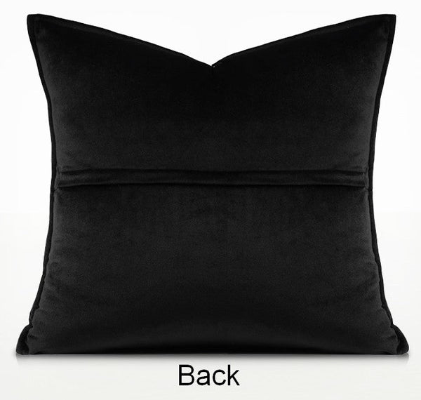 Red Heart Shape Modern Pillows for Couch, Decorative Pillow Covers, Abstract Decorative Throw Pillows for Living Room, Large Modern Sofa Pillow Cases-HomePaintingDecor