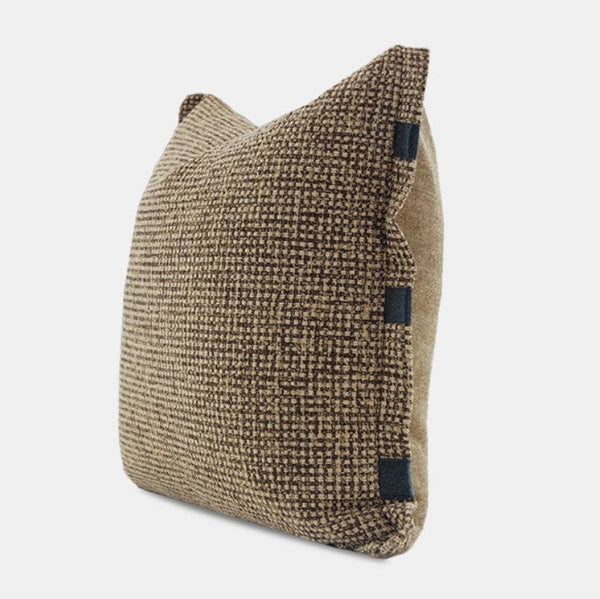 Contemporary Modern Sofa Pillow Covers, Brown Decorative Throw Pillows for Bedroom, Modern Throw Pillows for Couch, Modern Sofa Pillows for Interior Design-HomePaintingDecor