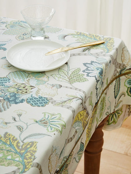 Rustic Table Covers for Kitchen, Large Rectangle Tablecloth for Dining Room Table, Country Farmhouse Tablecloth, Square Tablecloth for Round Table-HomePaintingDecor