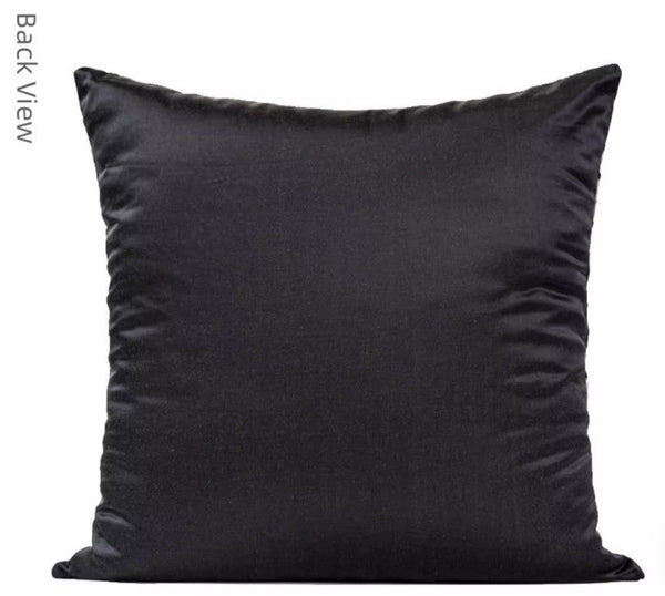 Abstract Decorative Throw Pillows, Geometric Contemporary Pillows, Blue Square Modern Throw Pillows for Couch, Large Simple Throw Pillow for Interior Design-HomePaintingDecor