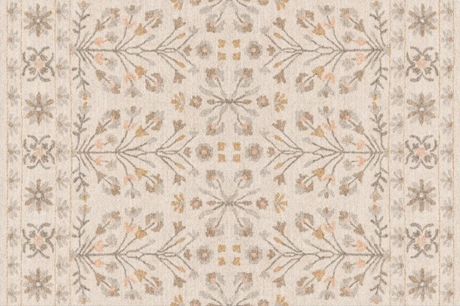 Modern Rugs for Living Room, Flower Pattern Modern Rugs for Farmhouse, Bedroom Modern Rugs, Modern Rugs for Dining Room-HomePaintingDecor