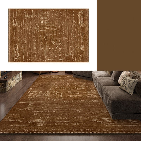 Mid Century Modern Rugs for Living Room, Geometric Contemporary Rugs, Abstract Contemporary Modern Rugs for Dining Room-HomePaintingDecor