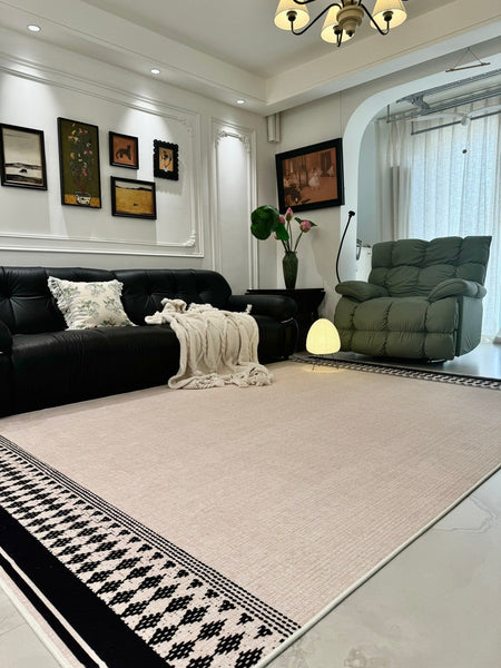 Modern Area Rugs under Sofa, Abstract Contemporary Rugs for Bedroom, Large Modern Rugs for Living Room, Dining Room Floor Rugs, Modern Carpets for Office-HomePaintingDecor