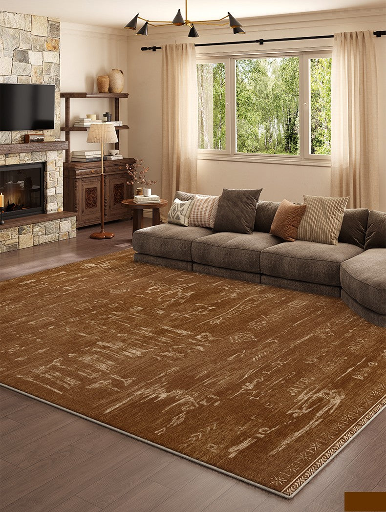 Mid Century Modern Rugs for Living Room, Geometric Contemporary Rugs, Abstract Contemporary Modern Rugs for Dining Room